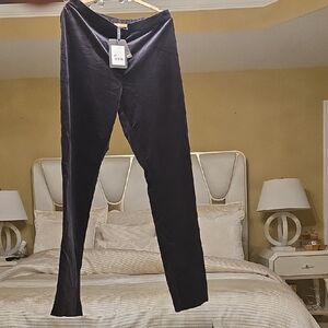 Marina Rinaldi Black Velvet Trousers Long